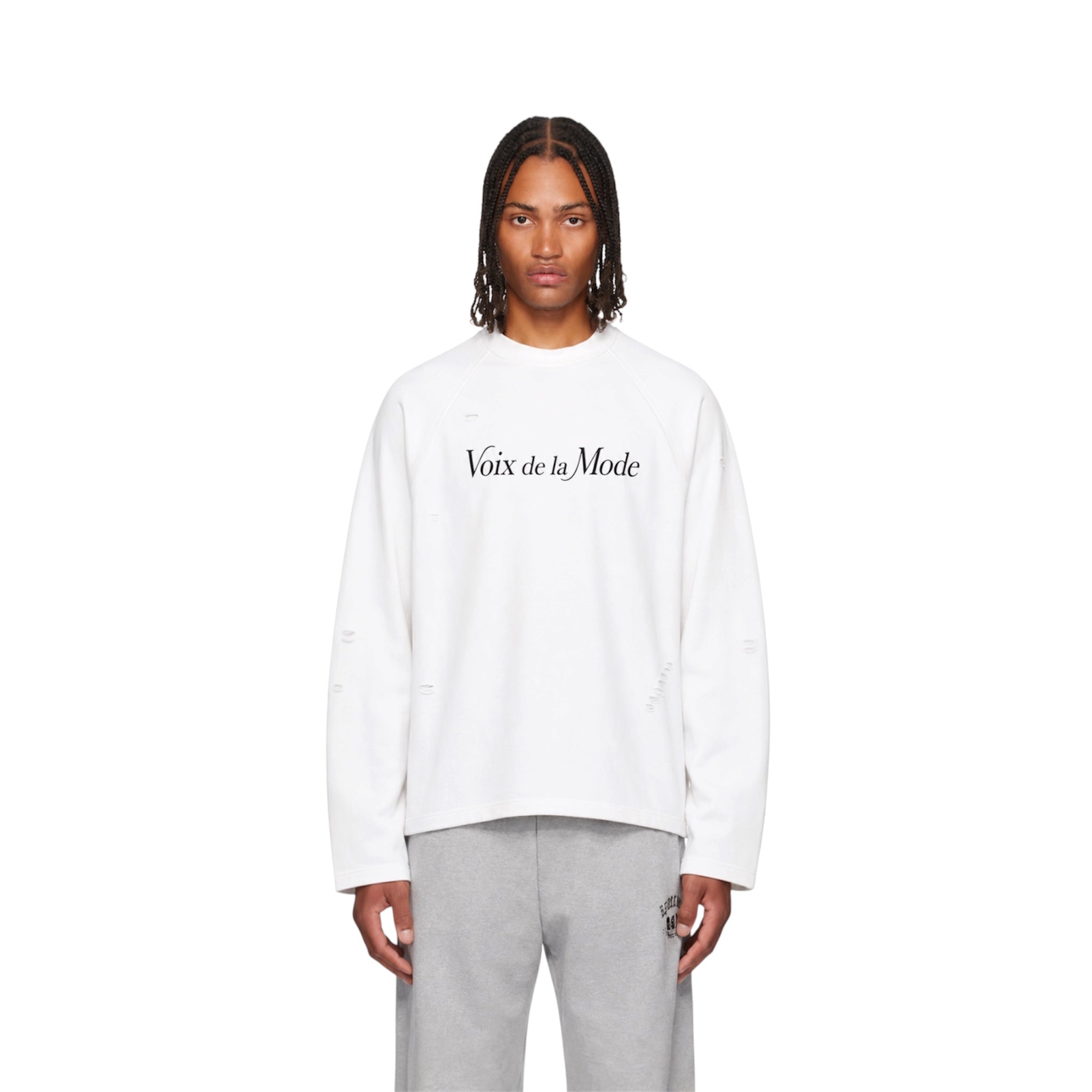 VDLM WHITE LONG SLEEVE T-SHIRT