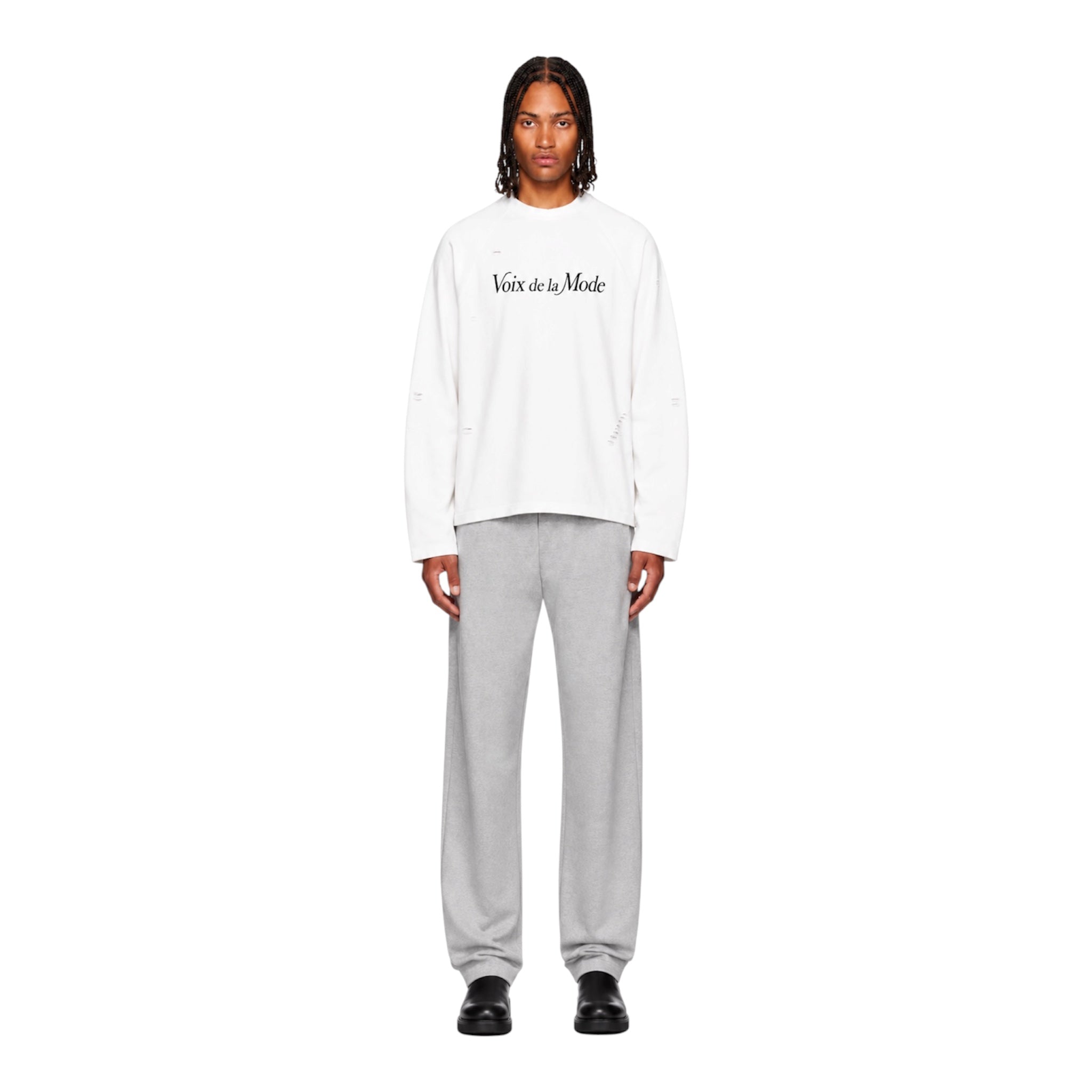 VDLM WHITE LONG SLEEVE T-SHIRT
